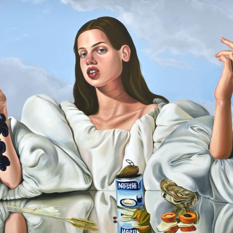Lactose Tolerance 2017 oil on canvas 210x300cm